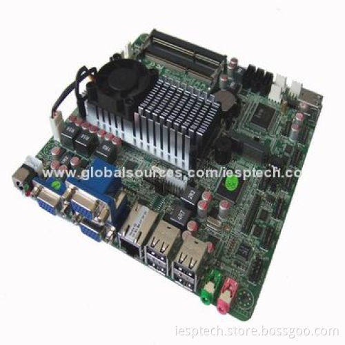 Industrial Mini-ITX Motherboard, Onboard 1037U CPU/4 x COM/3 x VGA/LVDS/8 x USB/12V DC IN